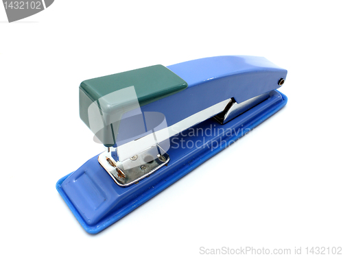 Image of Blue stapler