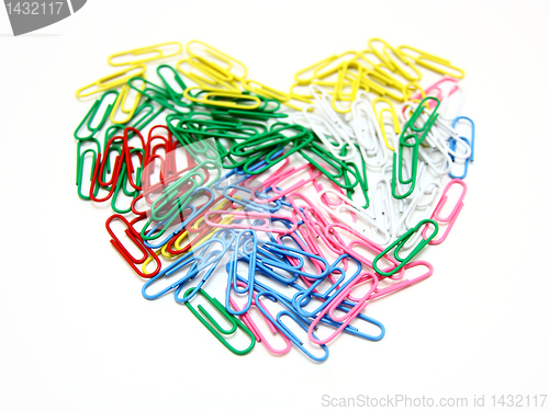 Image of Color paper clips