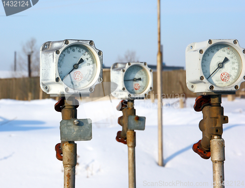 Image of Old gas manometer 