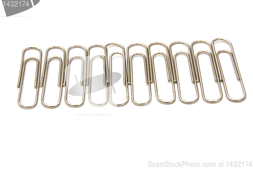 Image of Paper clip on white