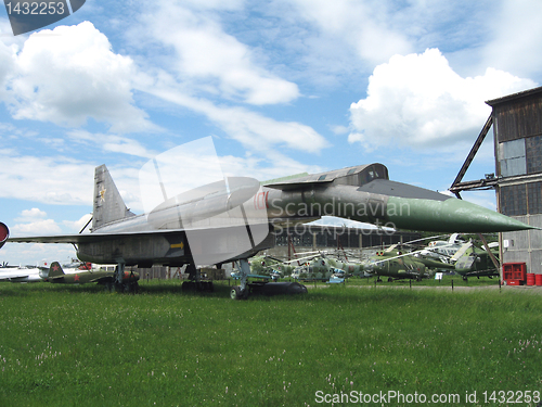 Image of Moscow, Monino, Russia, the plane of war an a parking