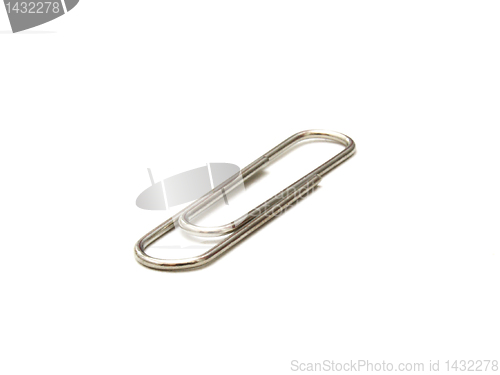 Image of Paper clip on white