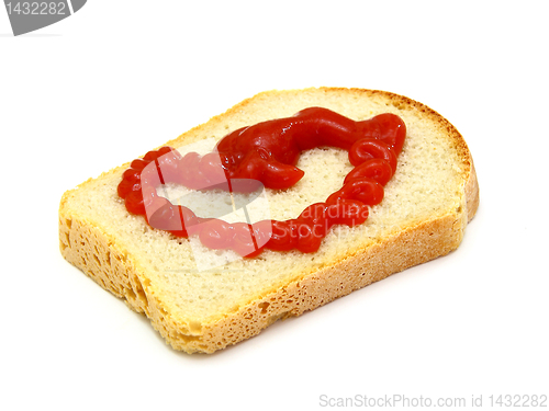 Image of Healthy sandwich with Ketchup 