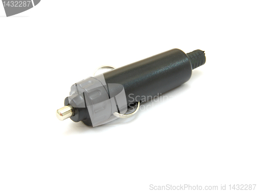 Image of A car charger plug, isolated on white