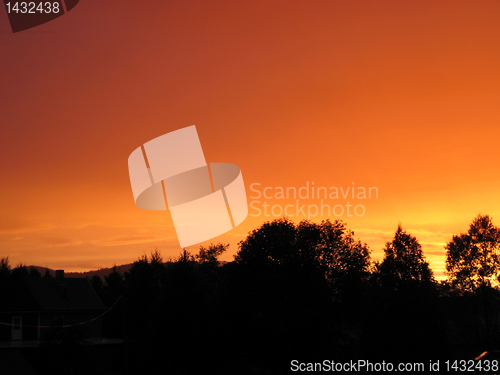 Image of Midnight sun in Nothern Norway