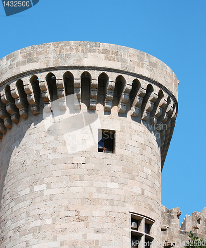 Image of Knights castle at Rhodos Island, Greece 