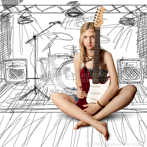 Image of girl with the guitar