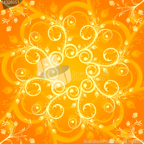 Image of Abstract flower pattern