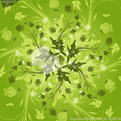 Image of Abstract flower pattern