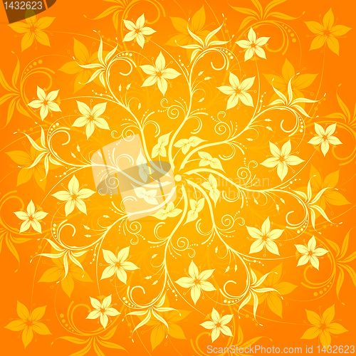 Image of Abstract flower pattern