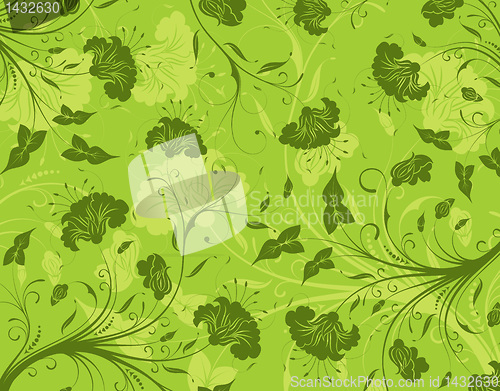 Image of Abstract flower pattern