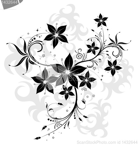 Image of Abstract flower background