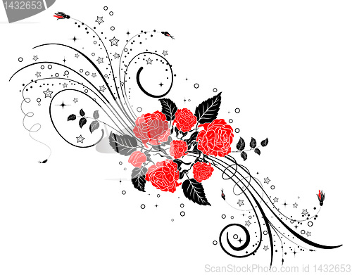 Image of Abstract flower background