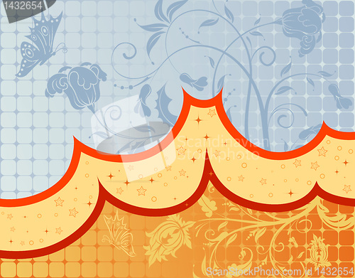 Image of Abstract Flower background