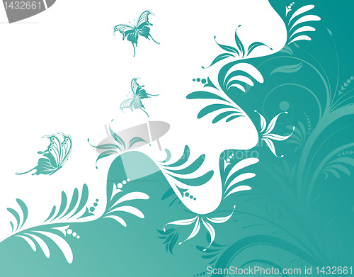 Image of Abstract flower background