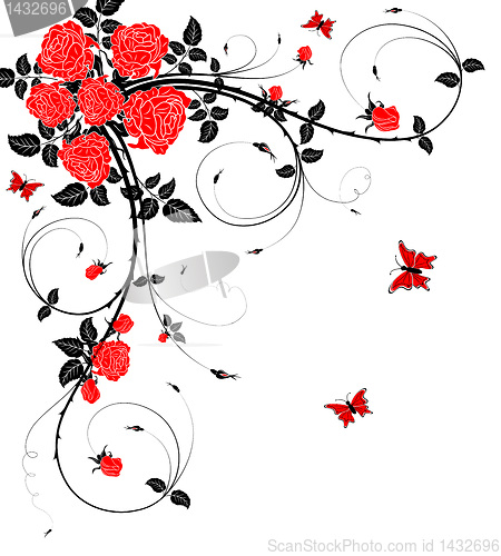 Image of Abstract flower background