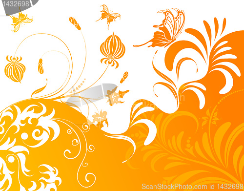 Image of Abstract flower background