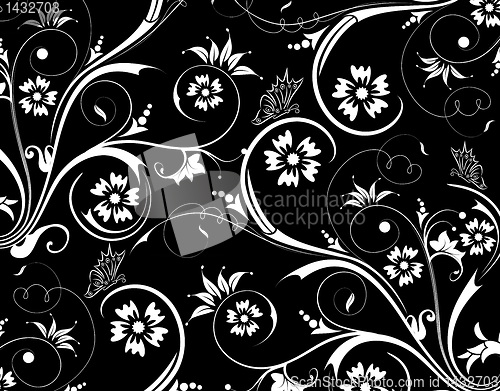 Image of Abstract flower pattern