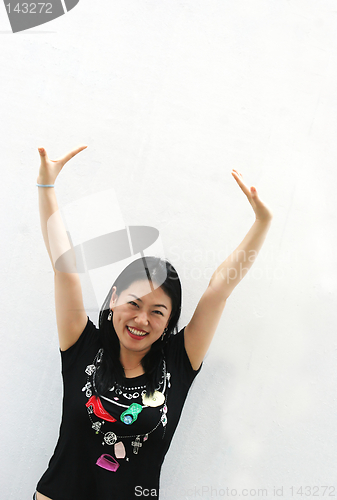 Image of Joyful Korean woman