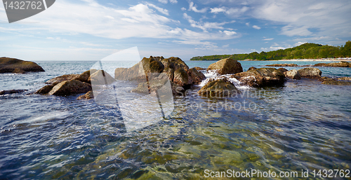 Image of Landscape - the coast of tropical ocean