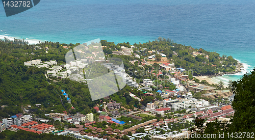 Image of Numerous hotels on the tropical coast