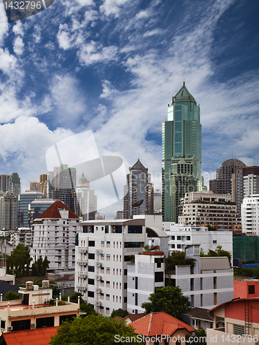 Image of Metropolis with skyscrapers