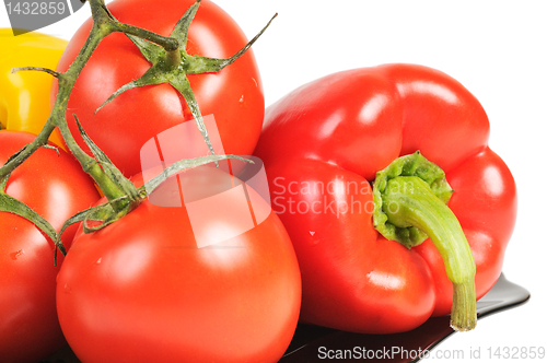 Image of Vegetables - Tomatoes, peppers