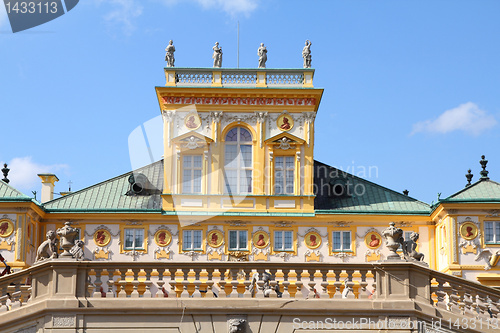 Image of Wilanow palace in Warsaw