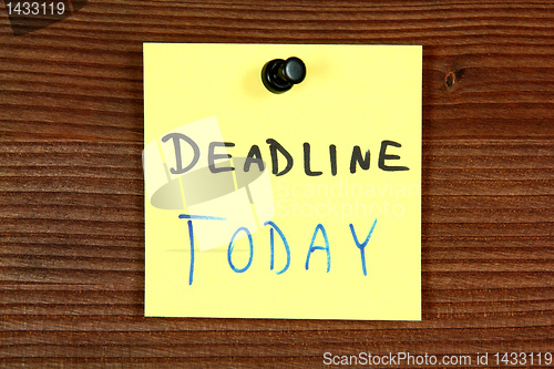 Image of Deadline today