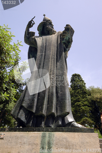 Image of famous statue croatia
