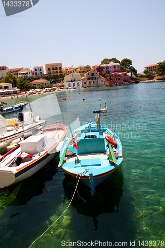 Image of Fishing boats in Assos, Kefalonia