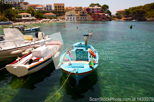 Image of Fishing boats in Assos, Kefalonia