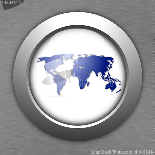 Image of world map button