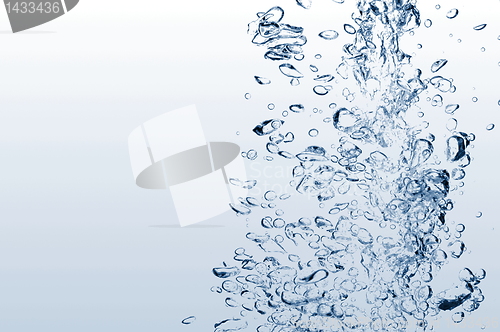 Image of active water background