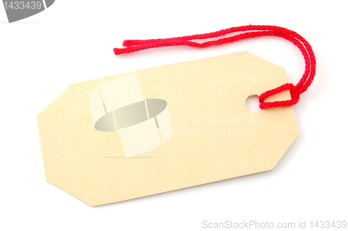 Image of blank price tag