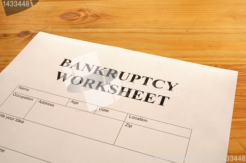 Image of bankruptcy
