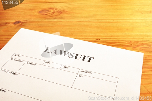 Image of lawsuit