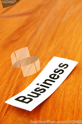 Image of business paper