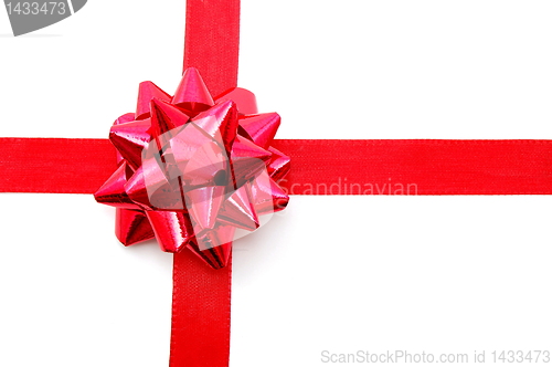 Image of Christmas Gift with ribbon