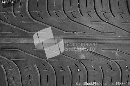 Image of tyre texture