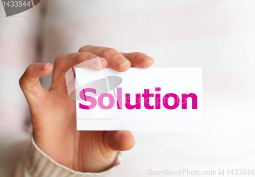 Image of solution