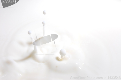 Image of milk drop