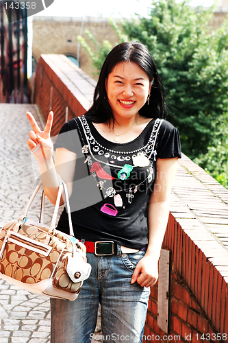 Image of Happy Asian woman