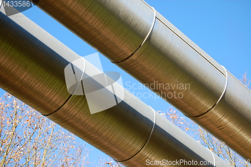 Image of industrial oil pipeline