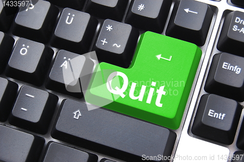 Image of quit button