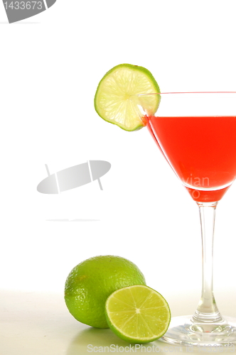 Image of red cocktail