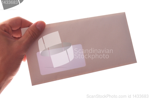 Image of envelope and copyspace