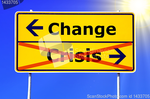Image of change and crisis