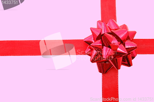 Image of Christmas Gift with ribbon