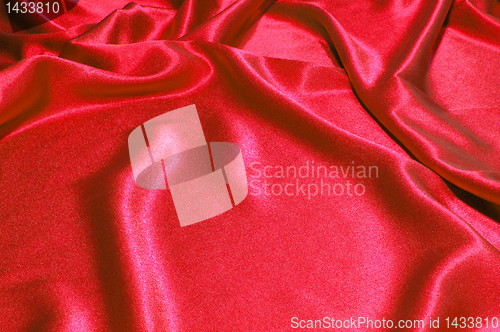 Image of red satin background